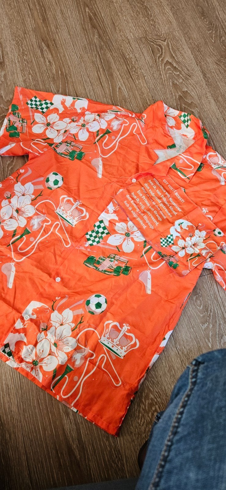 Oranje Juich Shirt holland Fan shirt formule 1 max zandfoort, Ophalen of Verzenden, Nieuw, Onbekend