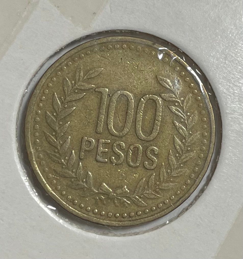 100 pesos Colombia 1995, Ophalen of Verzenden