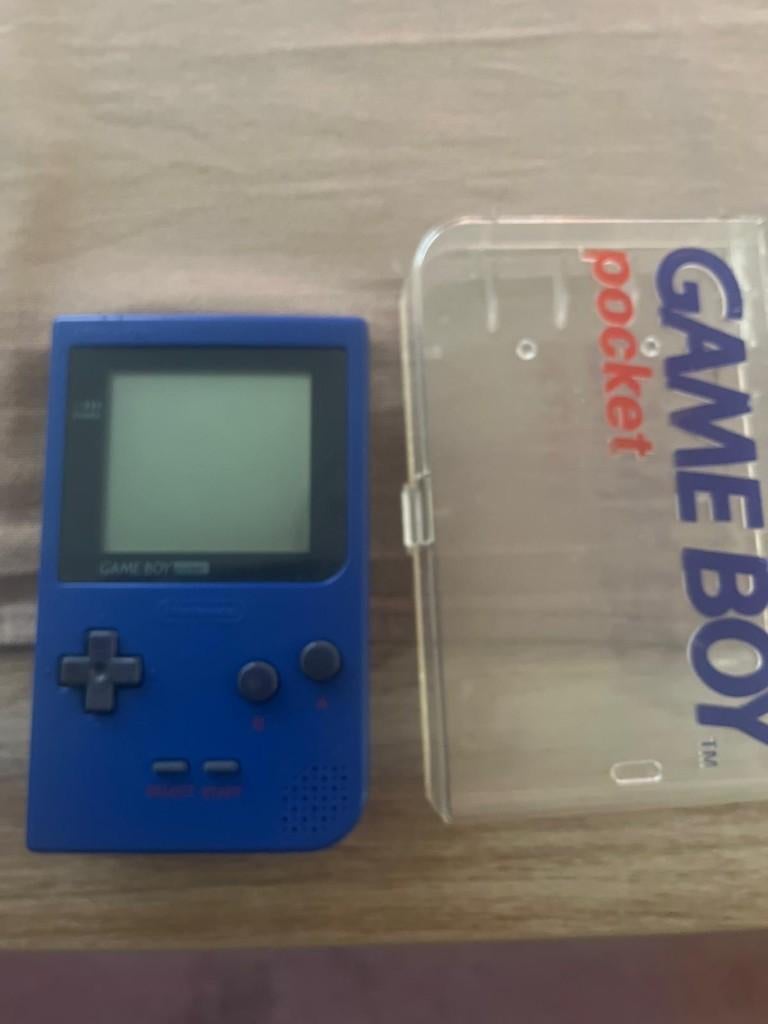 Game boy pocket Blauw, Spelcomputers en Games, Games | Nintendo Game Boy, 1 speler, Zo goed als nieuw, Vanaf 12 jaar, Ophalen