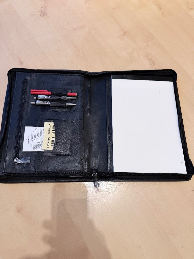 Leren schrijfmap, Diversen, Ophalen of Verzenden, Nieuw