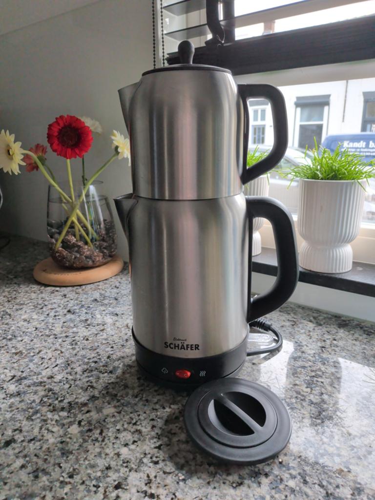 Schaefer theemaker - zo goed als nieuw, Ophalen, Zo goed als nieuw, 25 tot 50 cm, Minder dan 100 cm