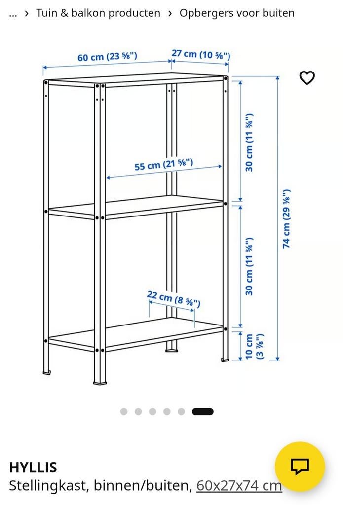 2x IKEA Hyllis Stellingkast met 2x Hoes Broeikas, Ophalen, Gebruikt