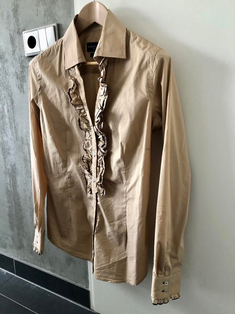 Cavallaro Napoli Burberry blouse maat 42 L, Kleding | Dames, Blouses en Tunieken, Beige, Ophalen of Verzenden, Zo goed als nieuw