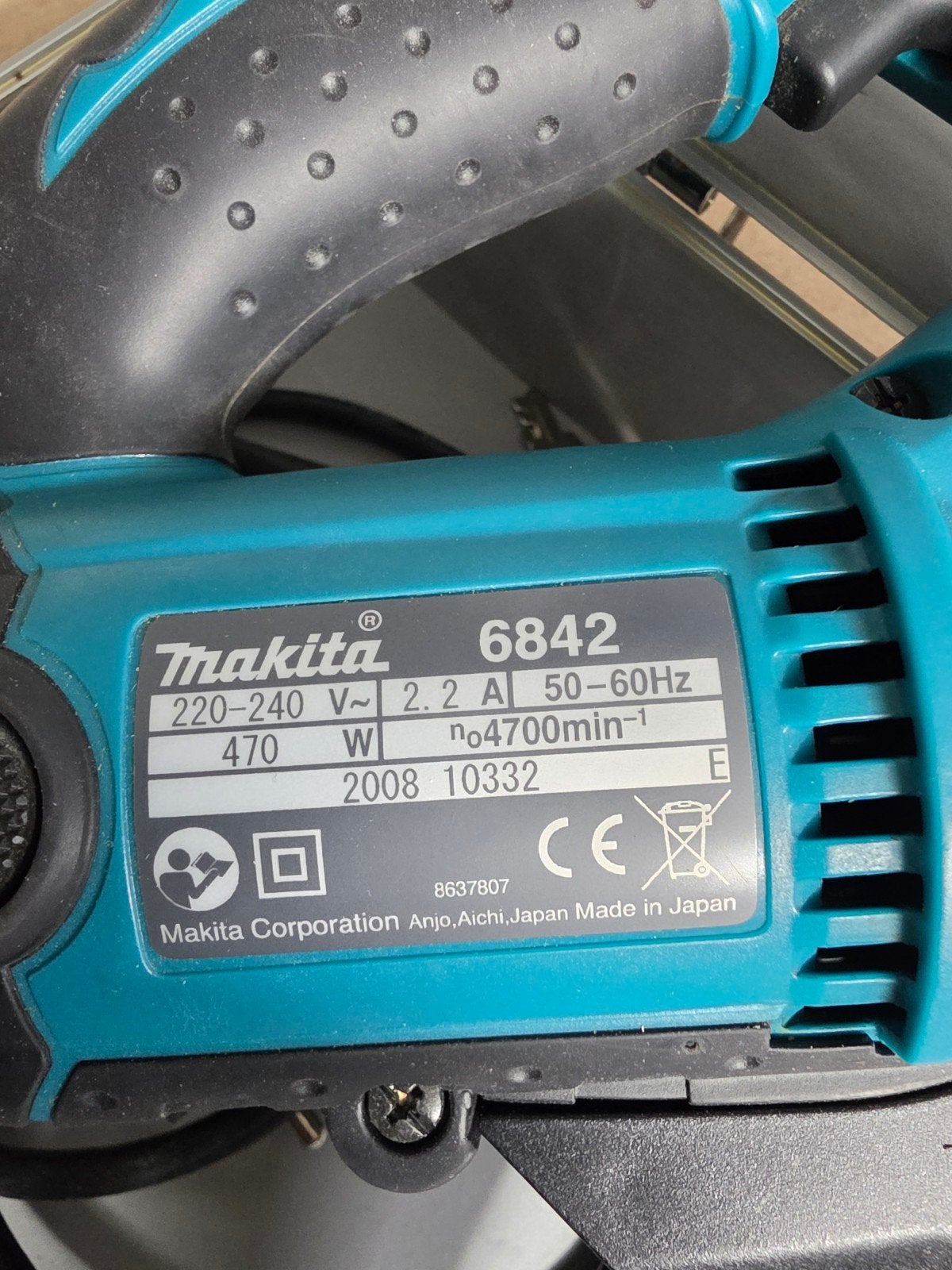 Makita 6842 Schroefmachine met magazijn en bits, Doe-het-zelf en Verbouw, Ophalen, Gebruikt, Variabele snelheid, Boor- en Schroefmachine