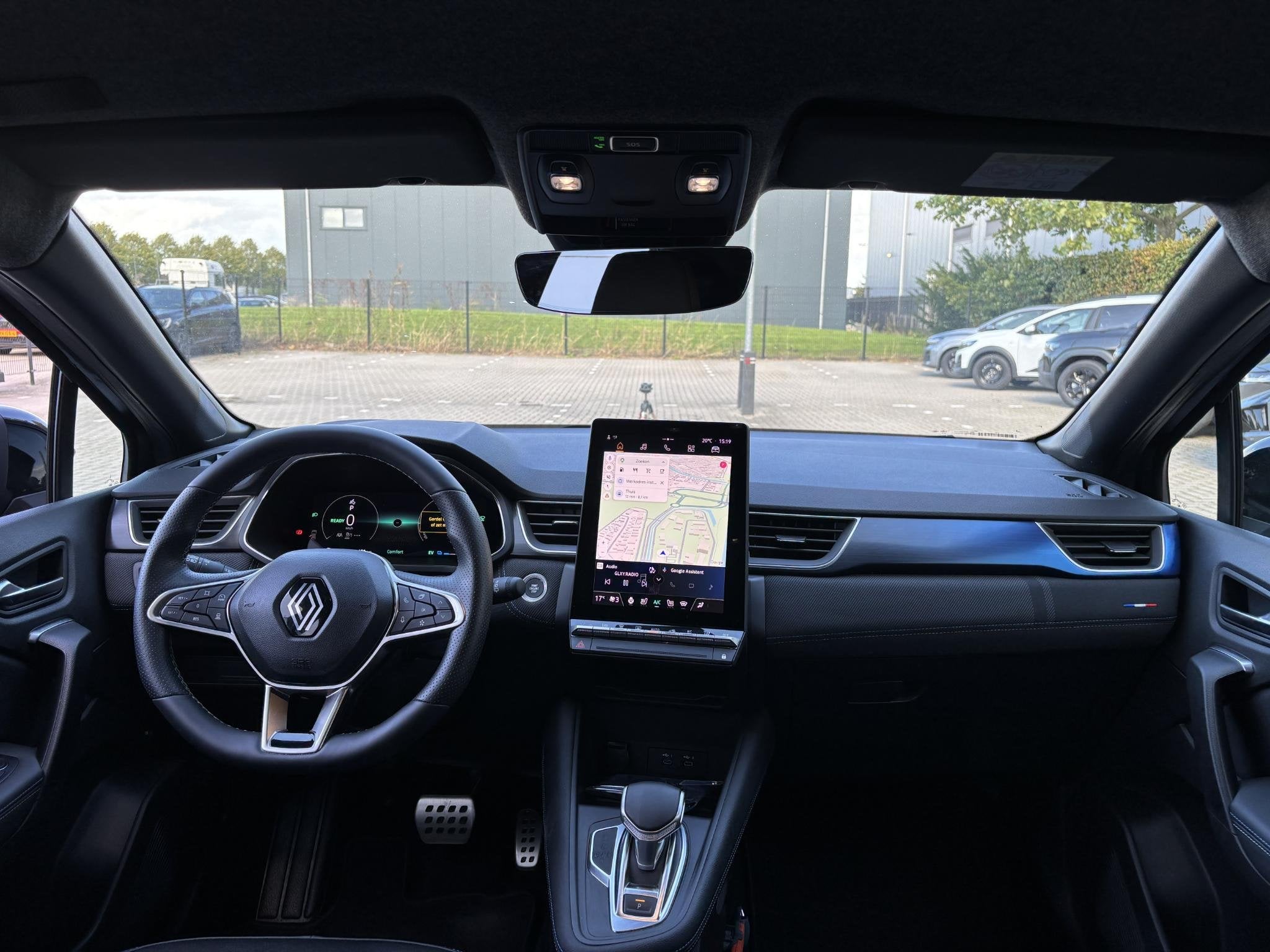 Renault Captur 1.6 E-Tech full hybrid 145 esprit Alpine | St, Auto's, 1345 kg, Gebruikt, Zwart, Origineel Nederlands