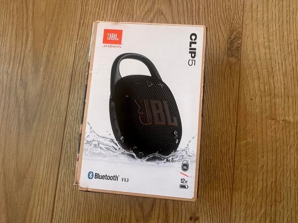 JBL Clip 5 Speaker (NIEUW IN ONGEOPENDE VERPAKKING)!!!, JBL, Overige typen, Nieuw, Ophalen of Verzenden