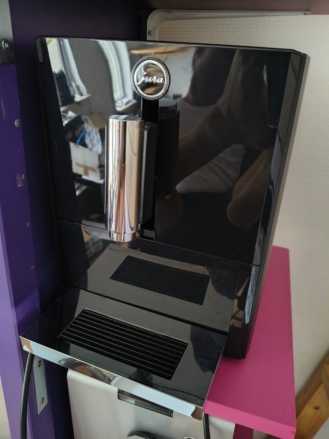 Jura Impressa A1 Piano black, Witgoed en Apparatuur, Afneembaar waterreservoir, Espresso apparaat, Zo goed als nieuw, 1 kopje