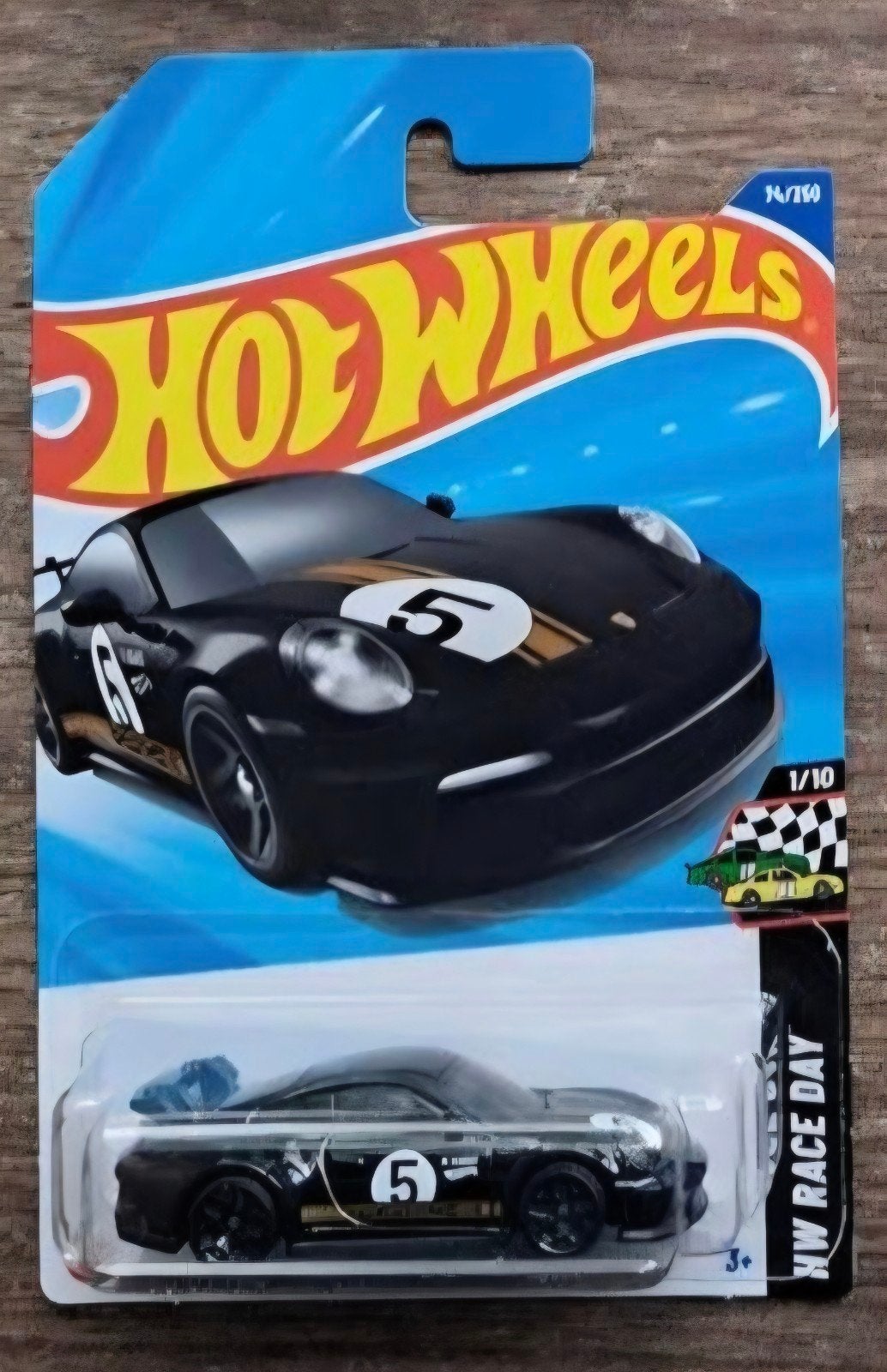 Hot Wheels Porsche 911 GT3 Race Day 1/10 Zwart Nieuw, Ophalen of Verzenden, Nieuw