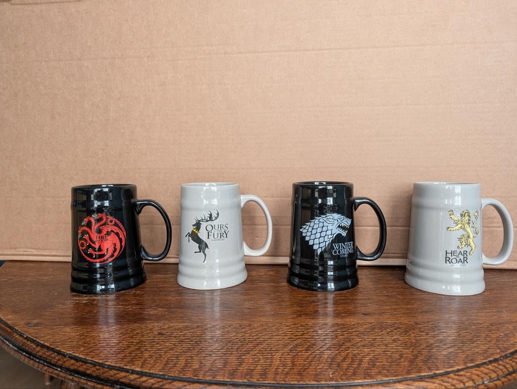 Game of Thrones bekers/bierpullen, Verzamelen, Ophalen of Verzenden, Zo goed als nieuw, Tv, Gebruiksvoorwerp