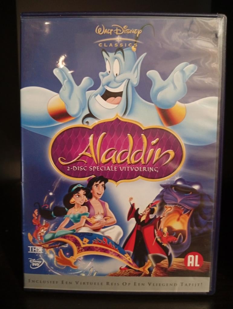 Disney Aladdin 2-Disc Speciale Uitvoering DVD, Gebruikt, Tekenfilm, Ophalen of Verzenden, Alle leeftijden