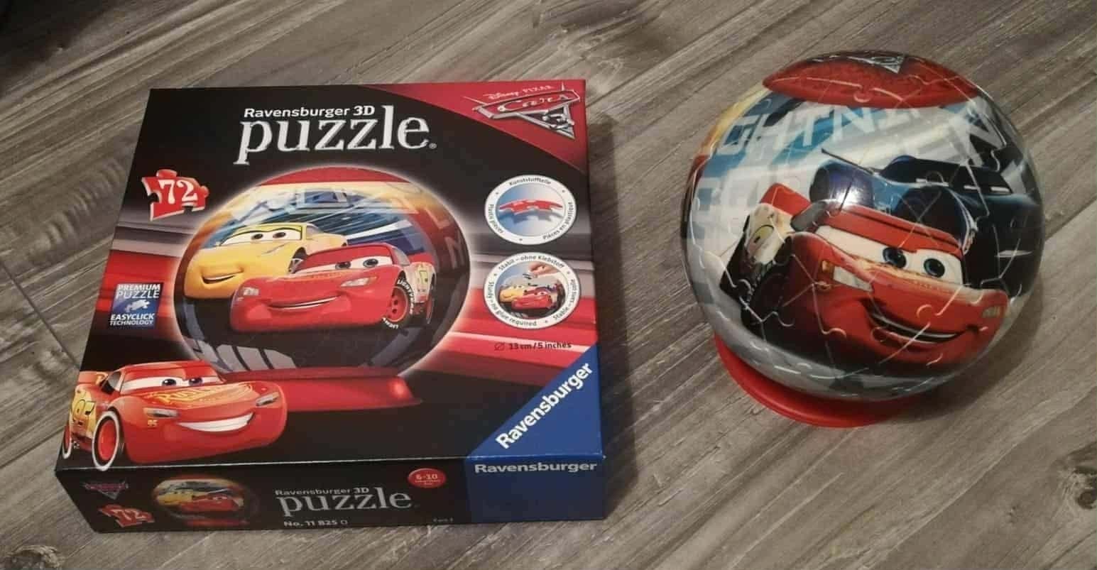 Ravensburger 3D Cars Puzzel Bal 72 Stukjes, Ophalen of Verzenden