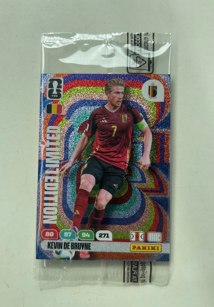 Panini Fifa World cup 2026 Limited Edit Kevin De Bruyne, Ophalen of Verzenden, Nieuw, Plaatje