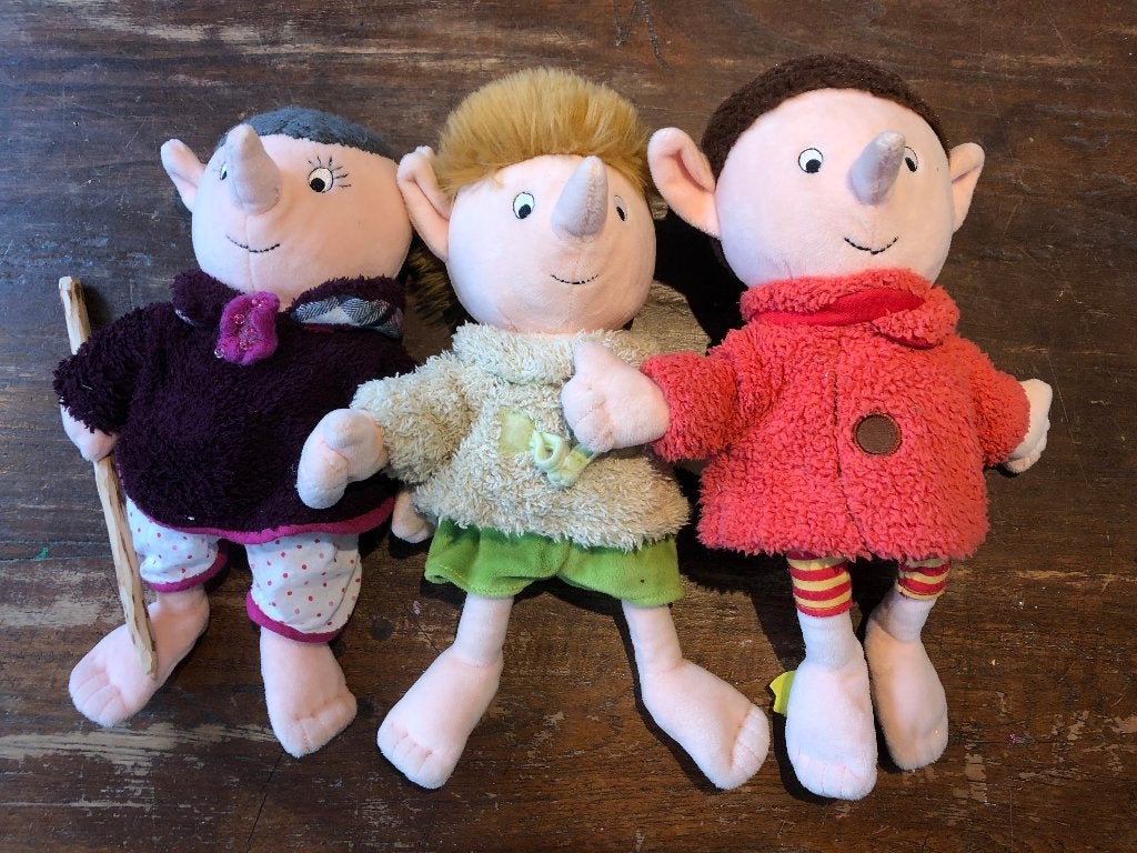3 Gorgel  knuffels, Ophalen of Verzenden, Zo goed als nieuw, Pop