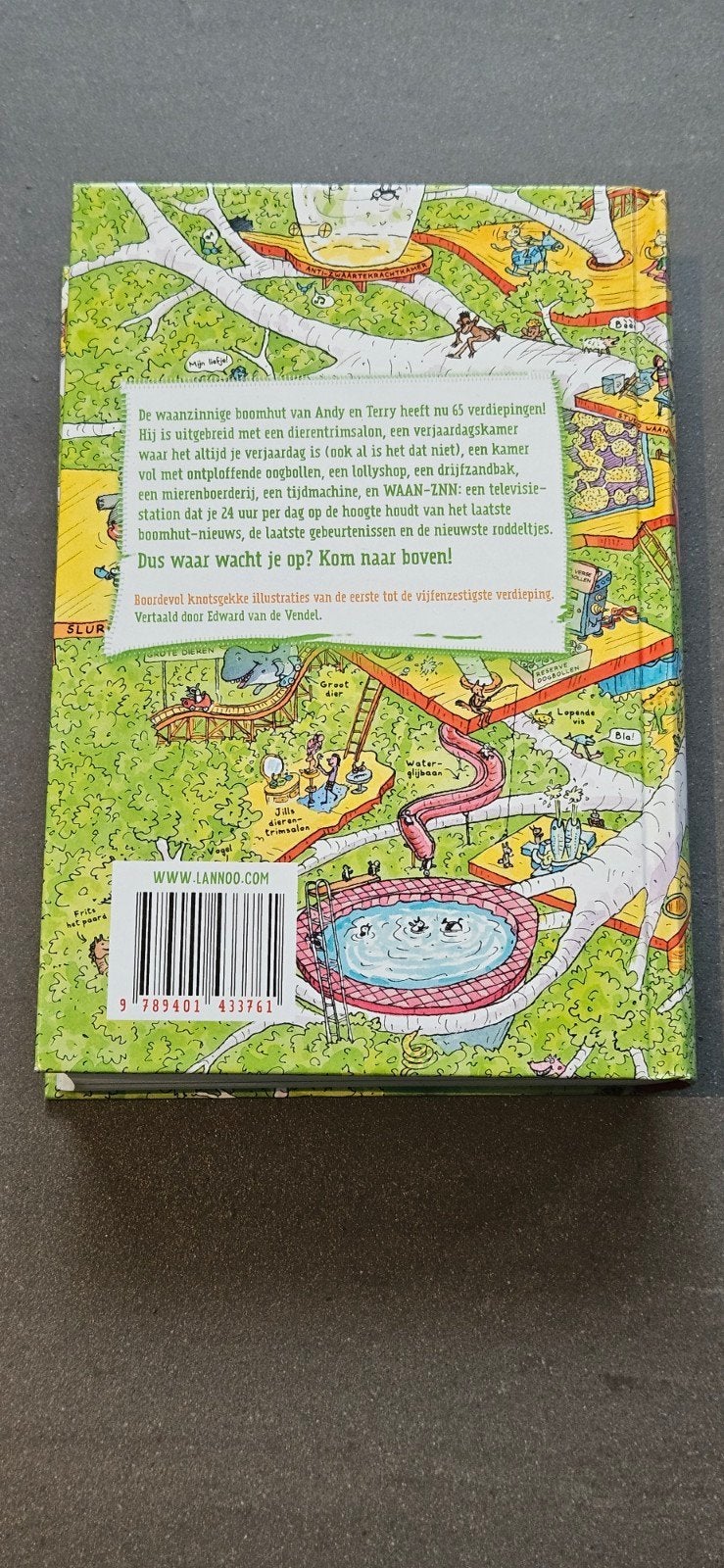 De waanzinnige boomhut van 65 verdiepingen, Boeken, Gelezen, Andy Griffiths en Terry Denton, Ophalen of Verzenden, Fictie