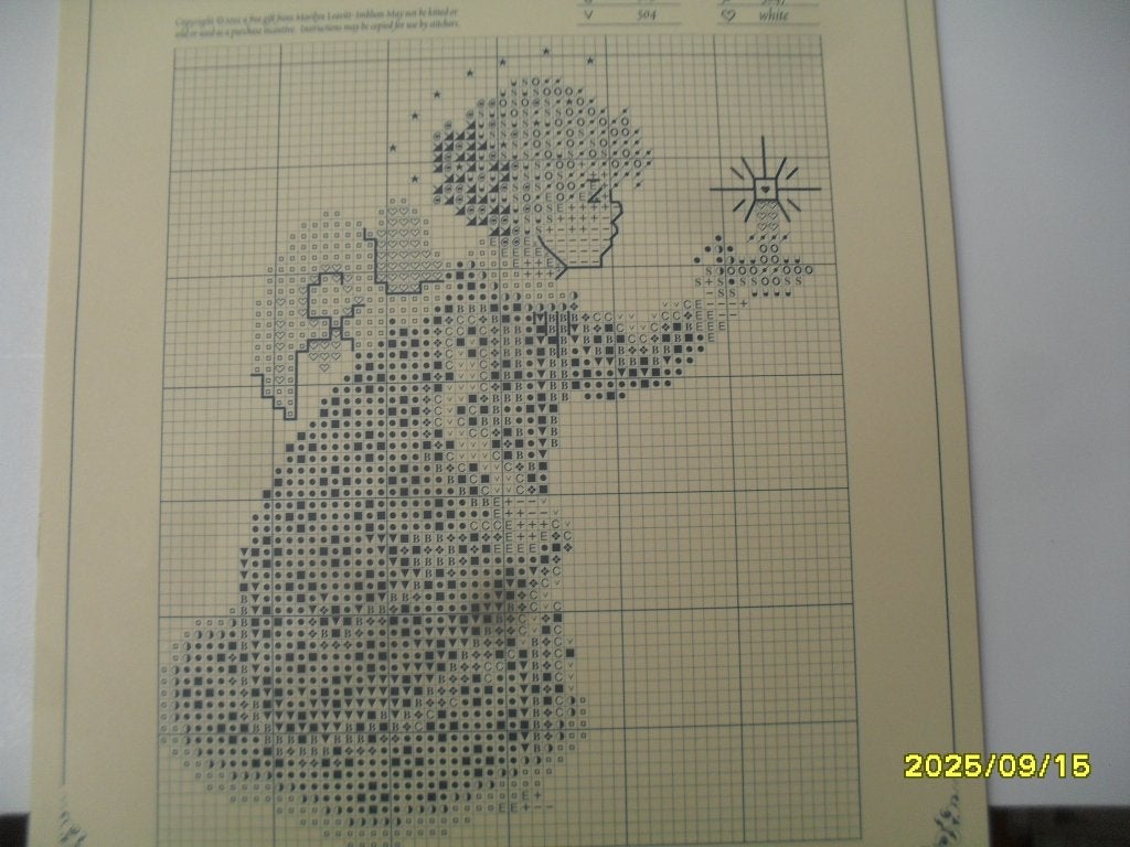 NIEUW, ORIGINEEL patroon Angel 2001. Verkoop ook DMC Garens, Ophalen of Verzenden, Nieuw, Handborduren, Patroon