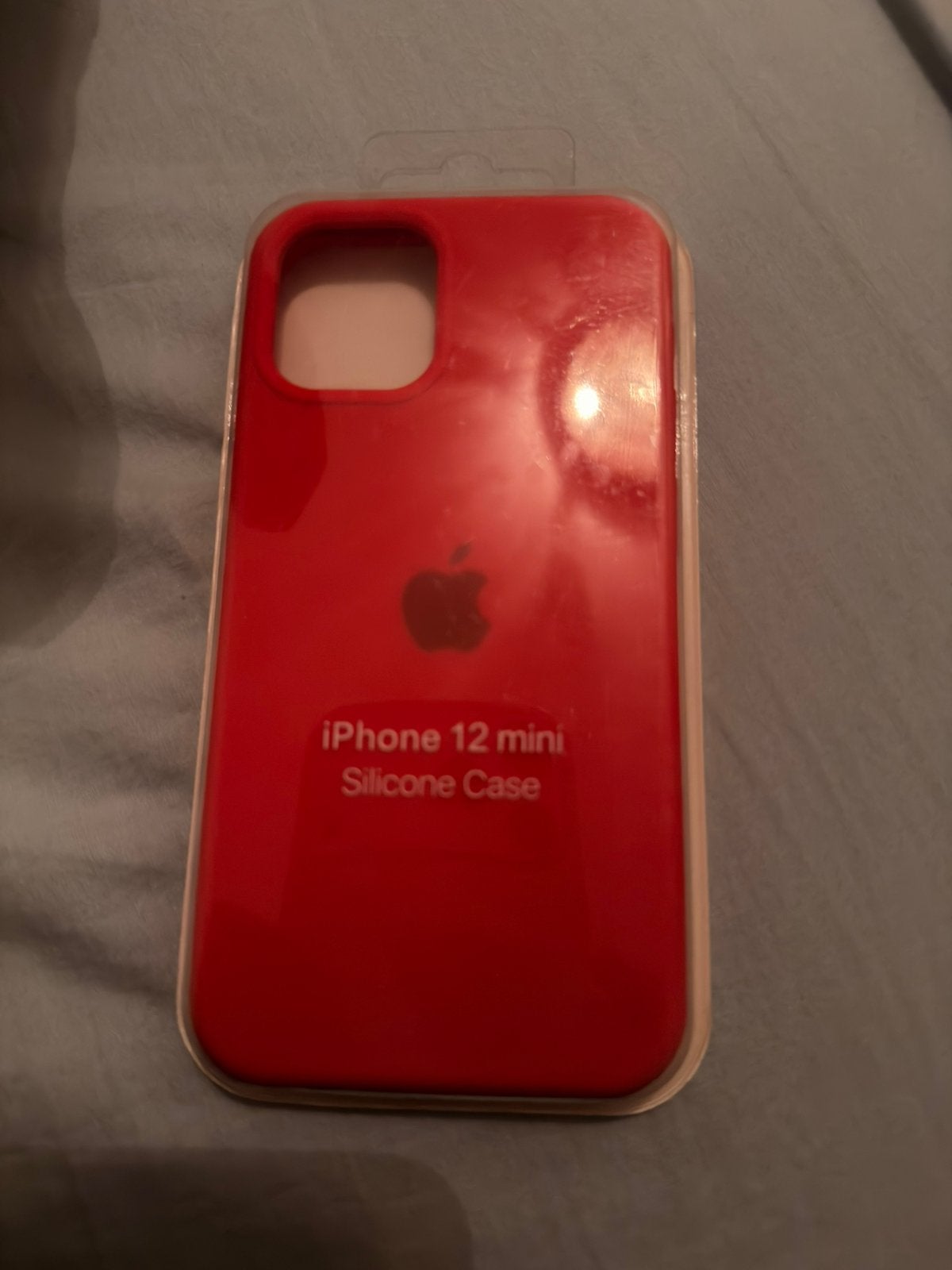 Iphone 12 mini hoesje rood, Ophalen of Verzenden, Zo goed als nieuw, IPhone 12 Mini