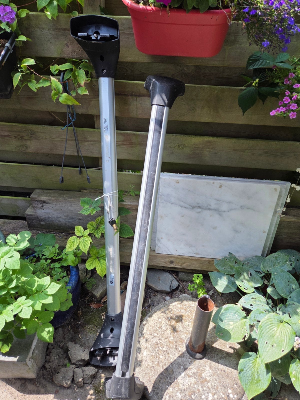 Originele BMW F10 dakdrager en dakkoffer, Auto diversen, Dakdragers, Ophalen, Gebruikt