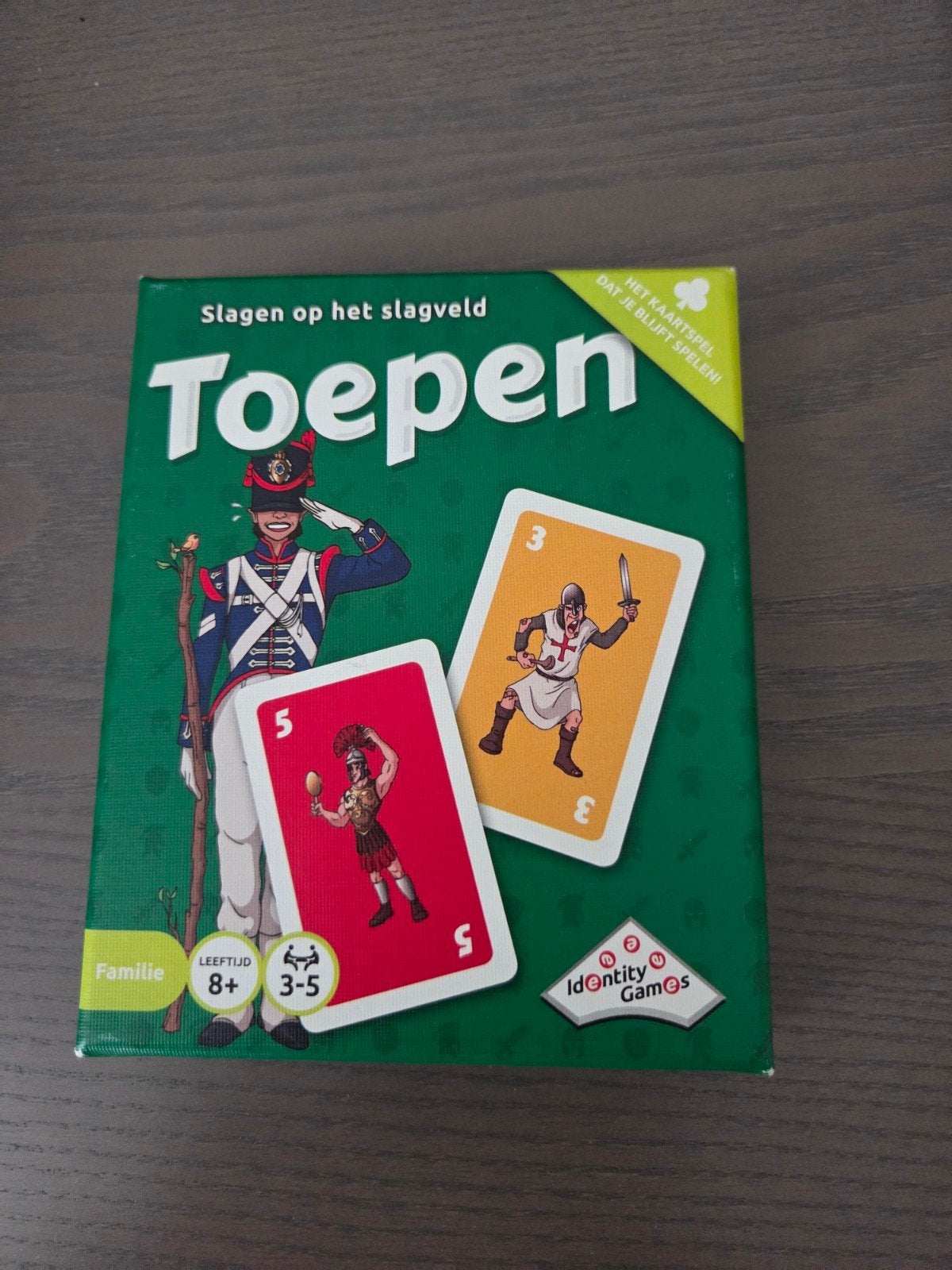 Toepen, Varen Vliegen Rijden Junior, Poedel, Vijf spelers of meer, Ophalen, Zo goed als nieuw, Identity Games, 999 Games