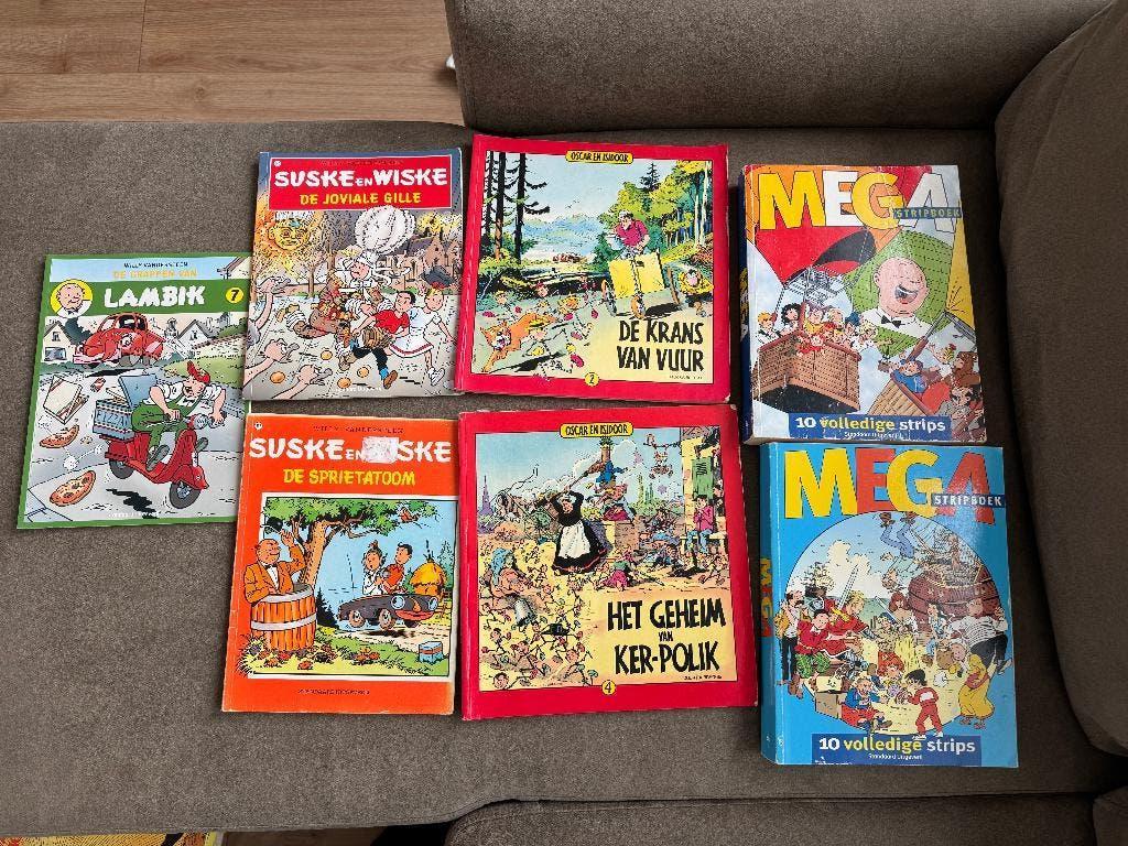 diverse stripboeken adv. A  o.a. Suske Wiske, Boeken, Stripboeken, Meerdere stripboeken, Ophalen of Verzenden, Gelezen