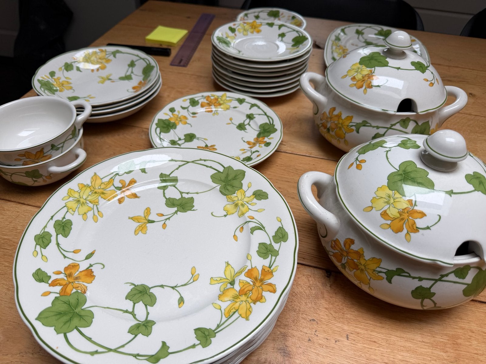 Geraniumservies van Villeroy & Boch, Ophalen, Gebruikt, Keramiek, Overige stijlen
