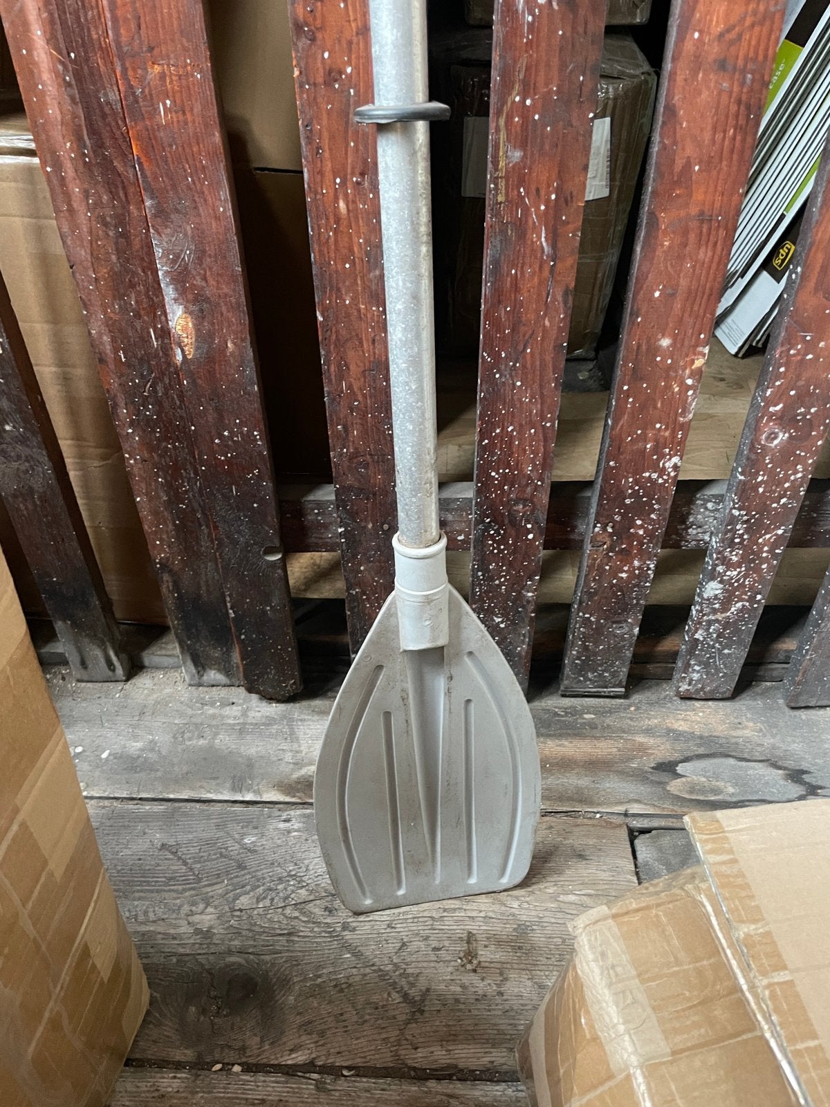 Peddel enkelblad voor boot sub surfplank kano, Ophalen of Verzenden, Gebruikt, Enkelbladige peddel