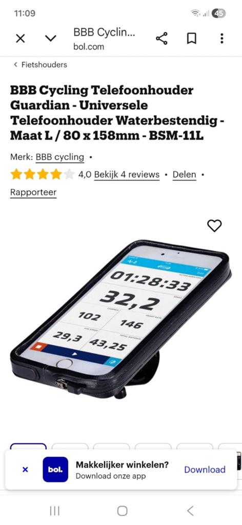 BBB Cycling Telefoonhouder Guardian - Universeel, Ophalen of Verzenden