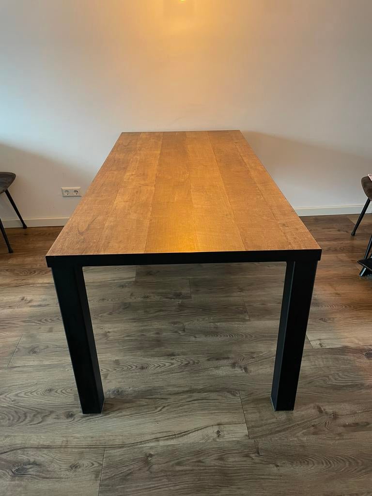 Nette ruime eettafel 190x90x76, Ophalen, 50 tot 100 cm, Zo goed als nieuw, Vijf personen of meer