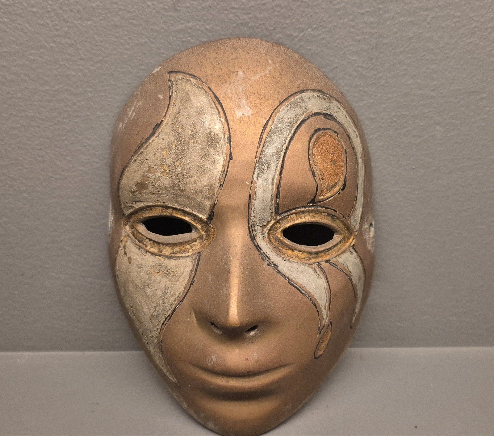 Decoratief Bronzen Masker - 15 cm, Ophalen of Verzenden