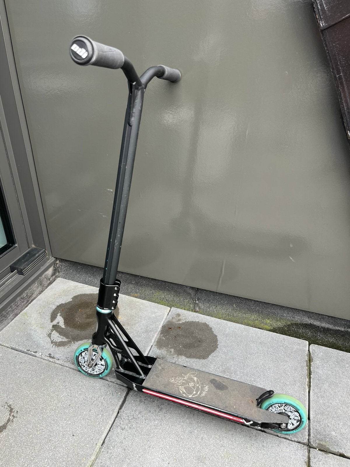 Custom stuntstep met, Fietsen en Brommers, Steps, Ophalen of Verzenden, Zo goed als nieuw, Kickbike