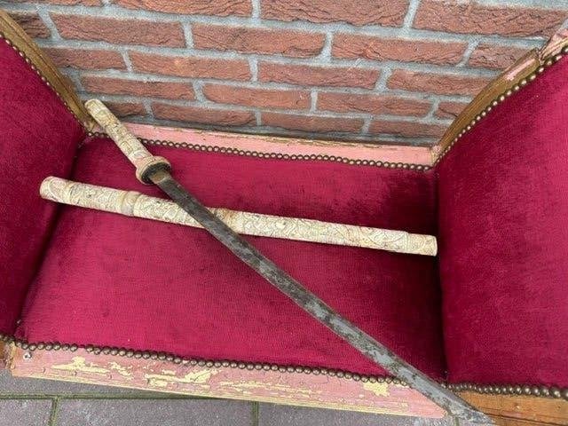 bijzonder samoeraizwaard-katana, been en metaal, Ophalen of Verzenden, Overige soorten, Azië, Zwaard of Sabel