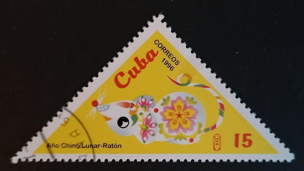 CUBA - jaar v.d. Rat 1996, Verzenden, Gestempeld, Noord-Amerika