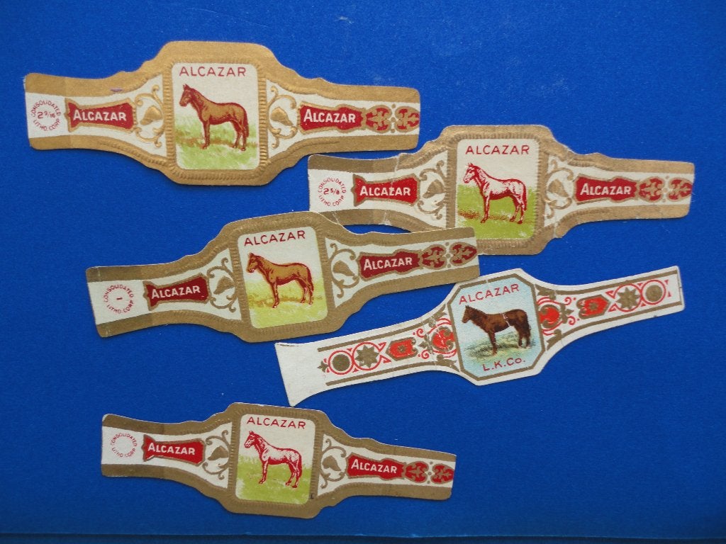sigarenbandjes 91= 5st, Verzamelen, Ophalen of Verzenden, Gebruikt, Sigarenbandjes