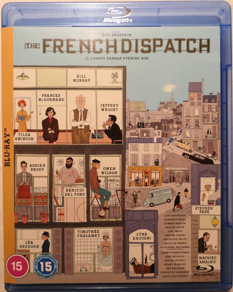 Blu-ray 'The French Dispatch', Cd's en Dvd's, Blu-ray, Ophalen of Verzenden, Zo goed als nieuw