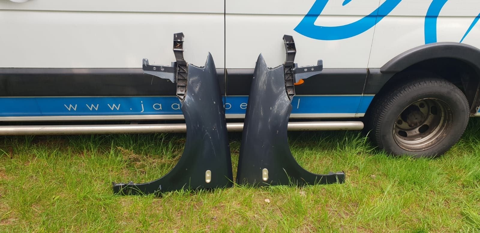 VW POLO 6N  VOORSCHERMEN LINKS+,RECHTS, Gebruikt, -, -, Ophalen of Verzenden