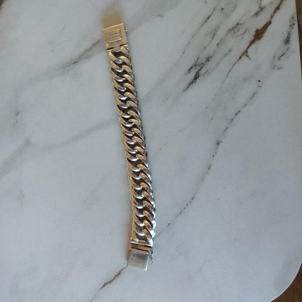 Armband buddha to buddha XL.nog prachtig, Ophalen of Verzenden, Zo goed als nieuw, Zilver, Zilver