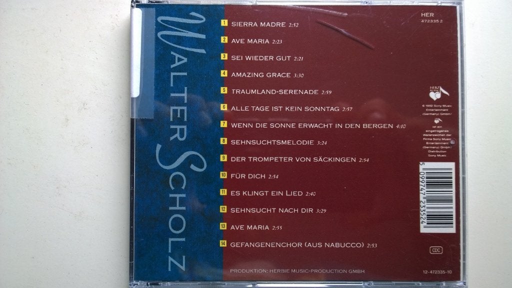 Walter Scholz - Sehnsuchtsmelodien, Ophalen of Verzenden, Zo goed als nieuw