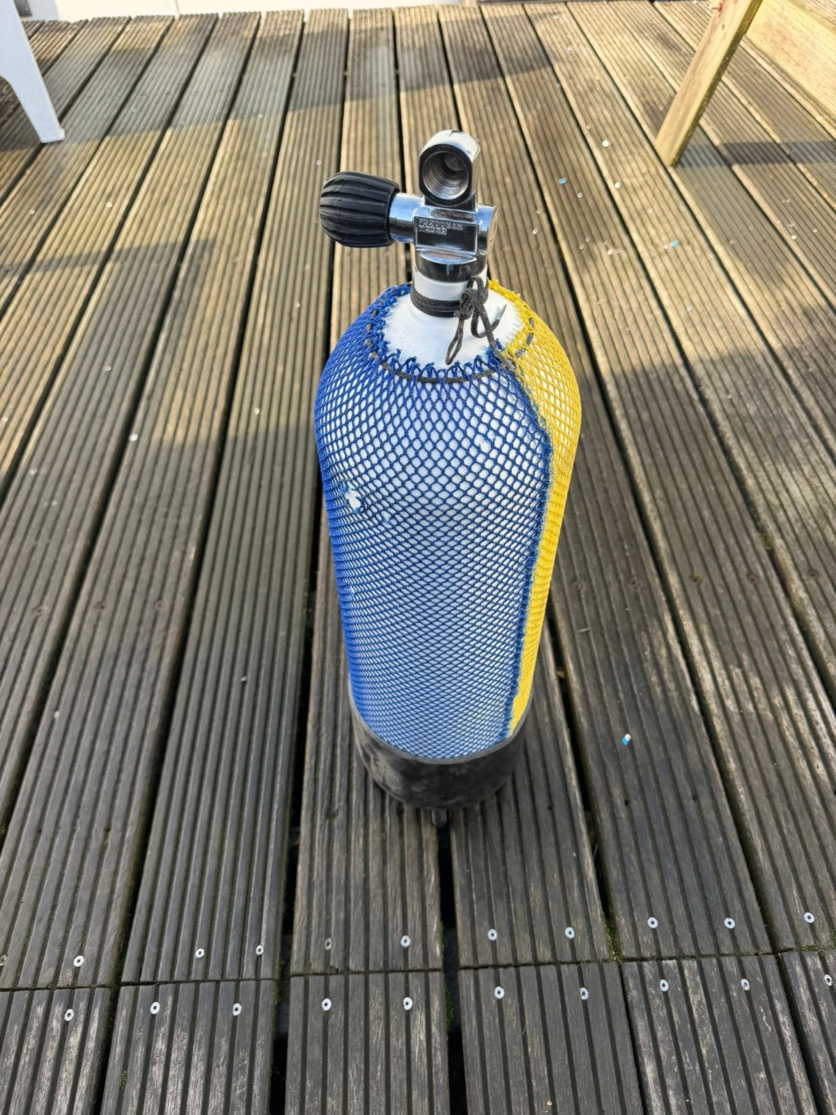 10 ltr fles met nieuwe keur, Watersport en Boten, Ophalen, Zo goed als nieuw, Duikfles