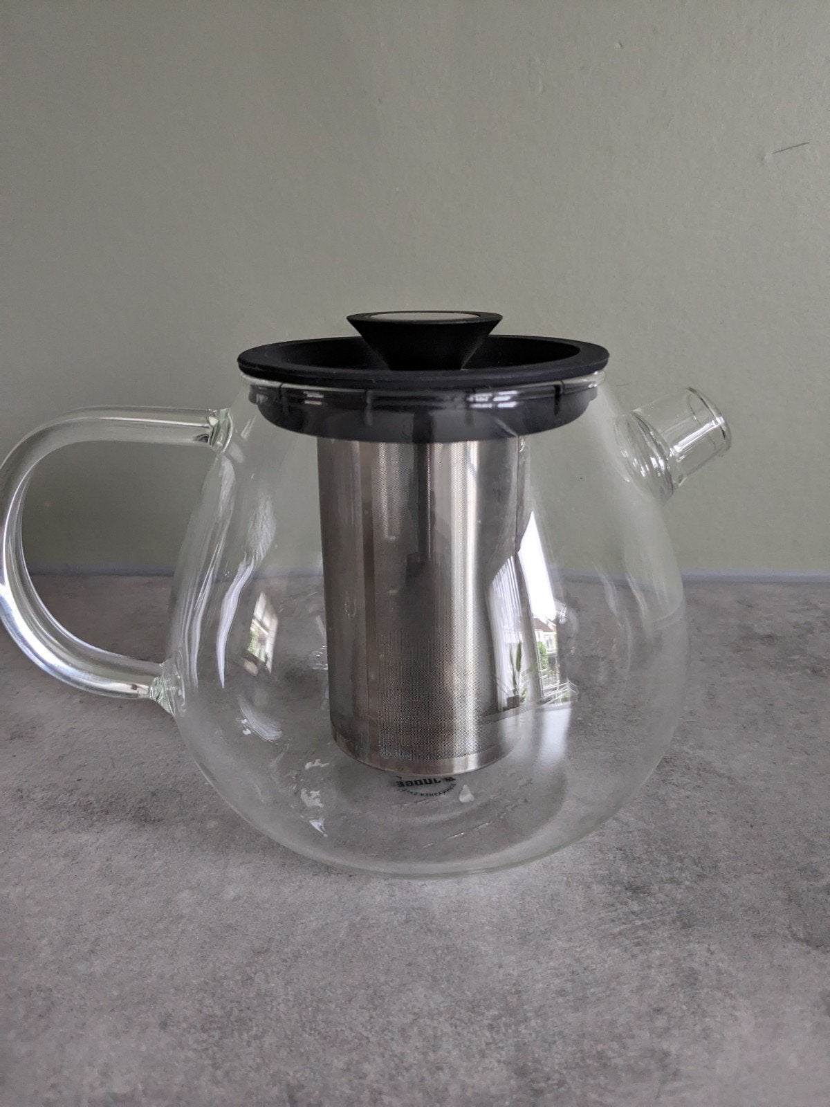 Glazen Thee pot. 1 ltr, Ophalen of Verzenden