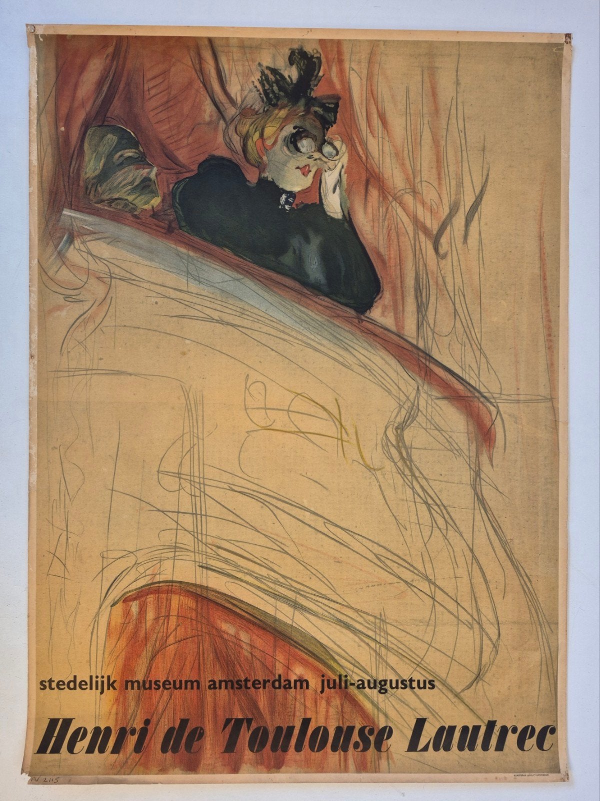 Kunstaffiche (poster) Henri de Toulouse Lautrec (1947?), Ophalen