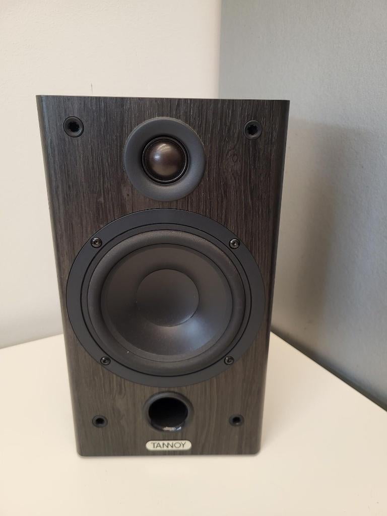Tannoy Fusion 1 Boekenplankspeakers (set van 2), Audio, Tv en Foto, Luidsprekers, Zo goed als nieuw, Front, Rear of Stereo speakers