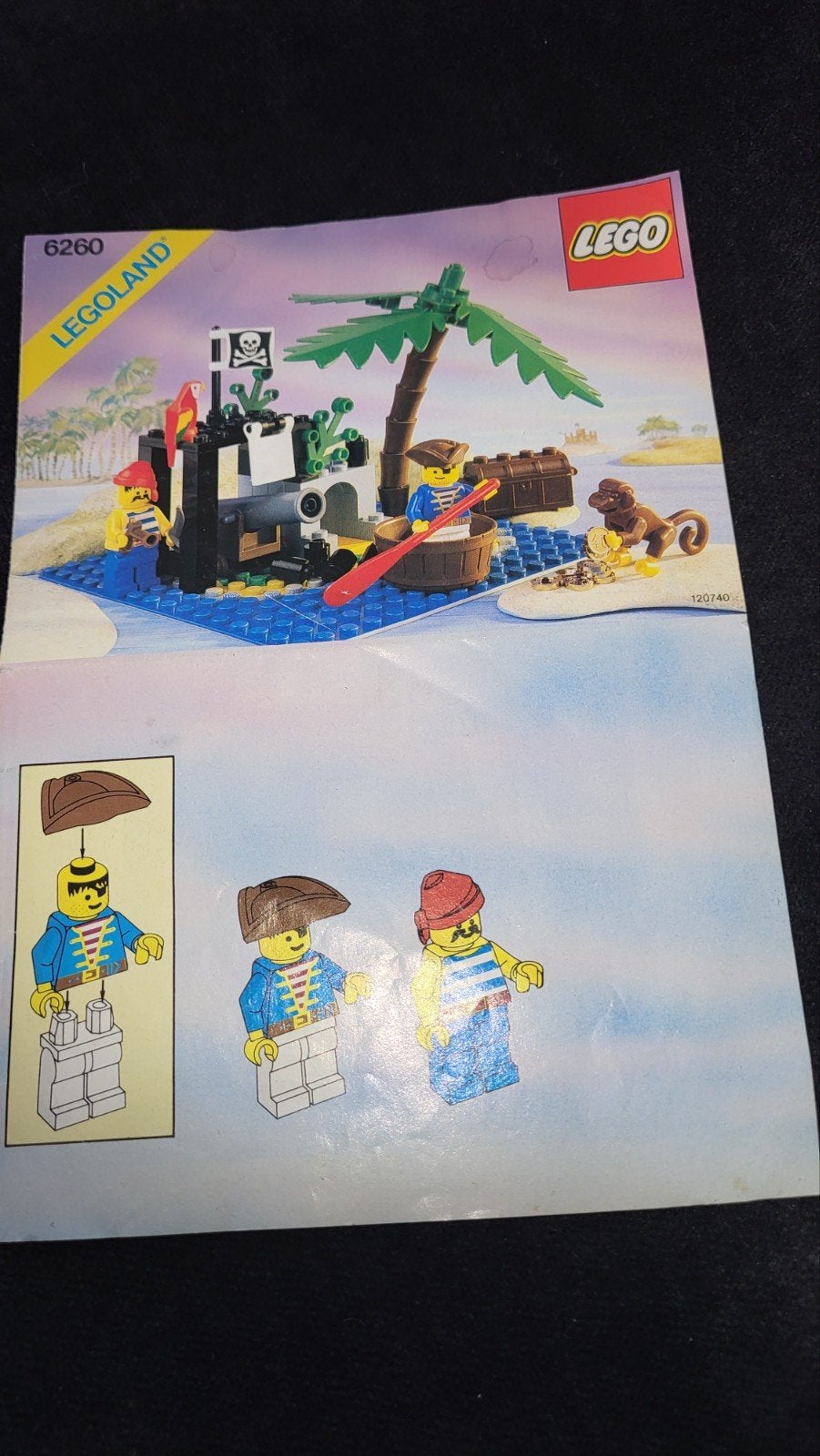 Lego Legoland Pirates 6260 - Pirateneiland (compleet), Gebruikt, Lego, Inclusief instructies, Complete set