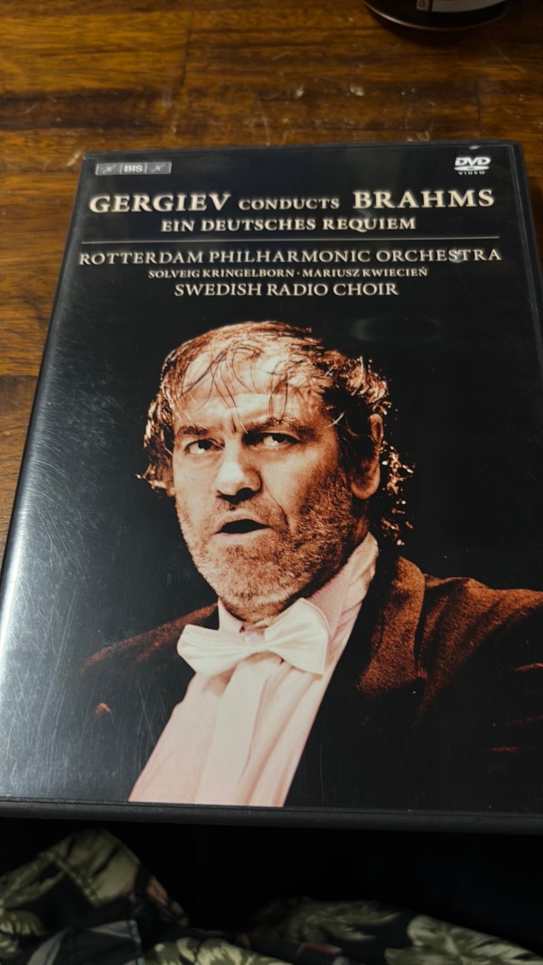 Brahms requiem Gergiev conducts Brahms dvd, Cd's en Dvd's, Ophalen of Verzenden, Zo goed als nieuw