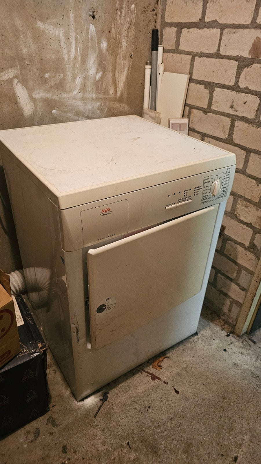 AEG Lavatherm Luchtafvoer Wasdroger - Gebruikt, Ophalen, 6 tot 8 kg, Gebruikt, Luchtafvoer