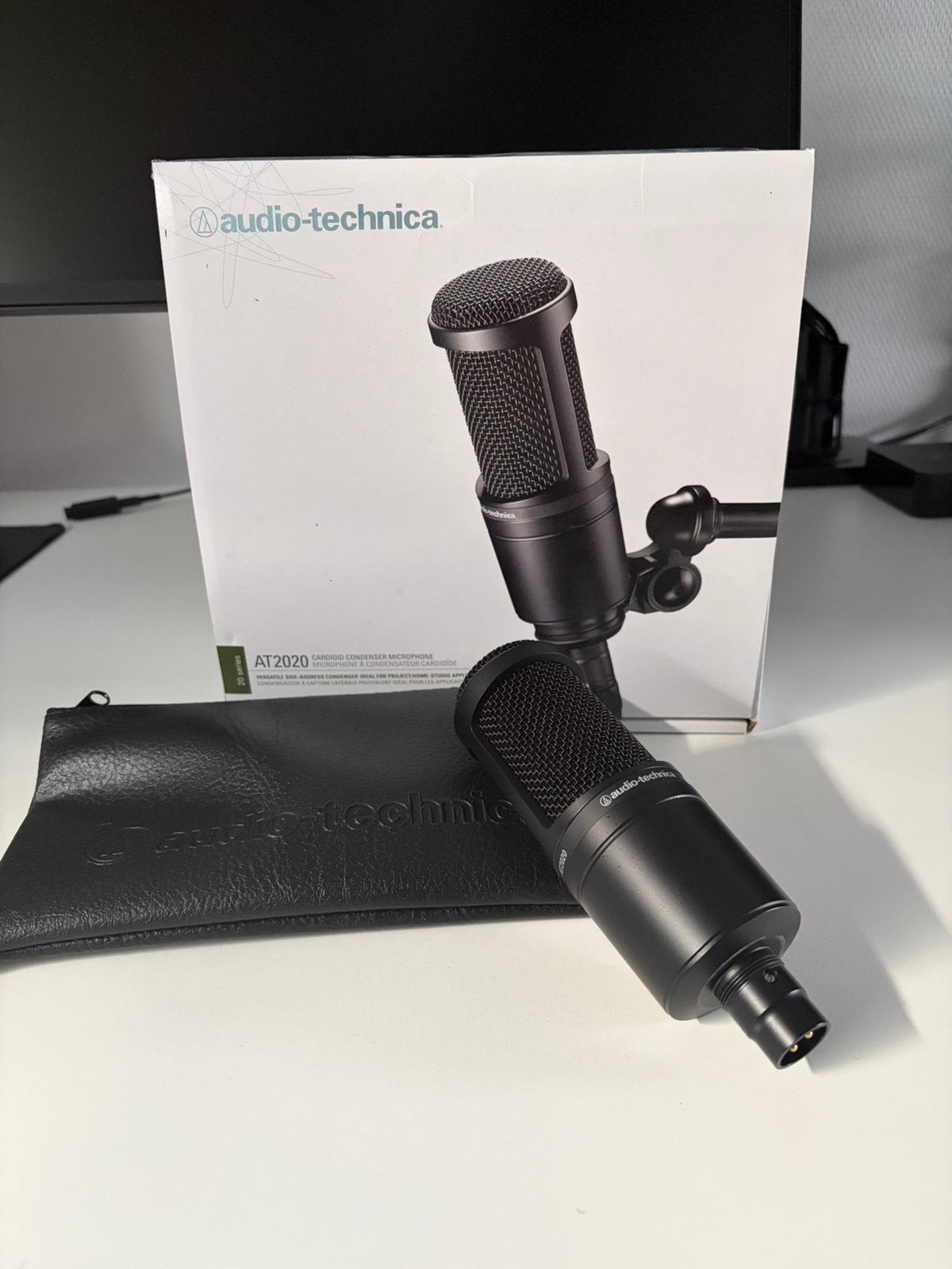 Audio Technica AT2020 XLR Microfoon, Verzenden, Zo goed als nieuw, Studiomicrofoon