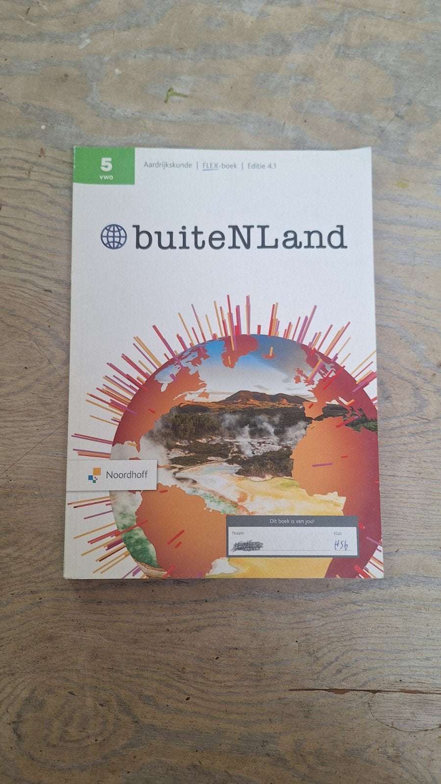 buitenLand Aardrijkskunde VWO 5 FLEX-boek Editie 4.1, Boeken, Ophalen of Verzenden, Zo goed als nieuw, VWO, Aardrijkskunde