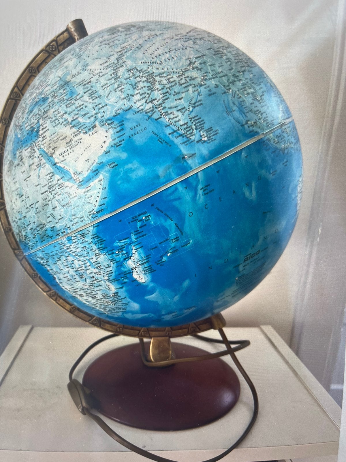 Globe lampe italiaanse, Ophalen, Zo goed als nieuw