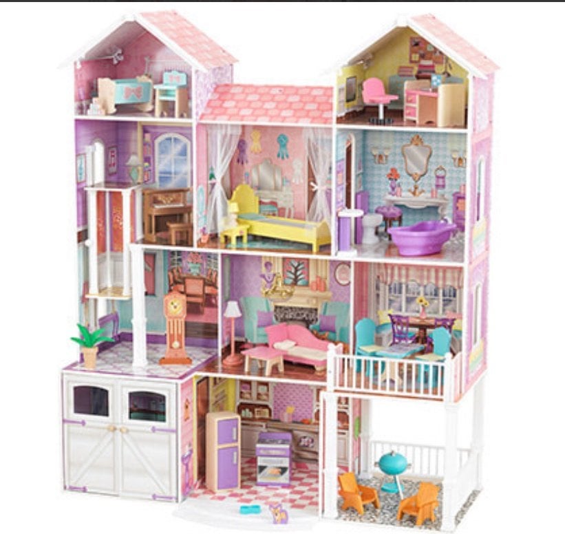 Groot poppenhuis, Ophalen, Gebruikt, Poppenhuis
