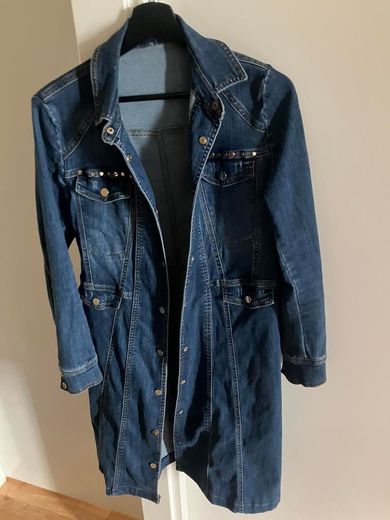 Fashion Spijkerjas M denim getailleerd dames, Ophalen of Verzenden, Zo goed als nieuw, Blauw