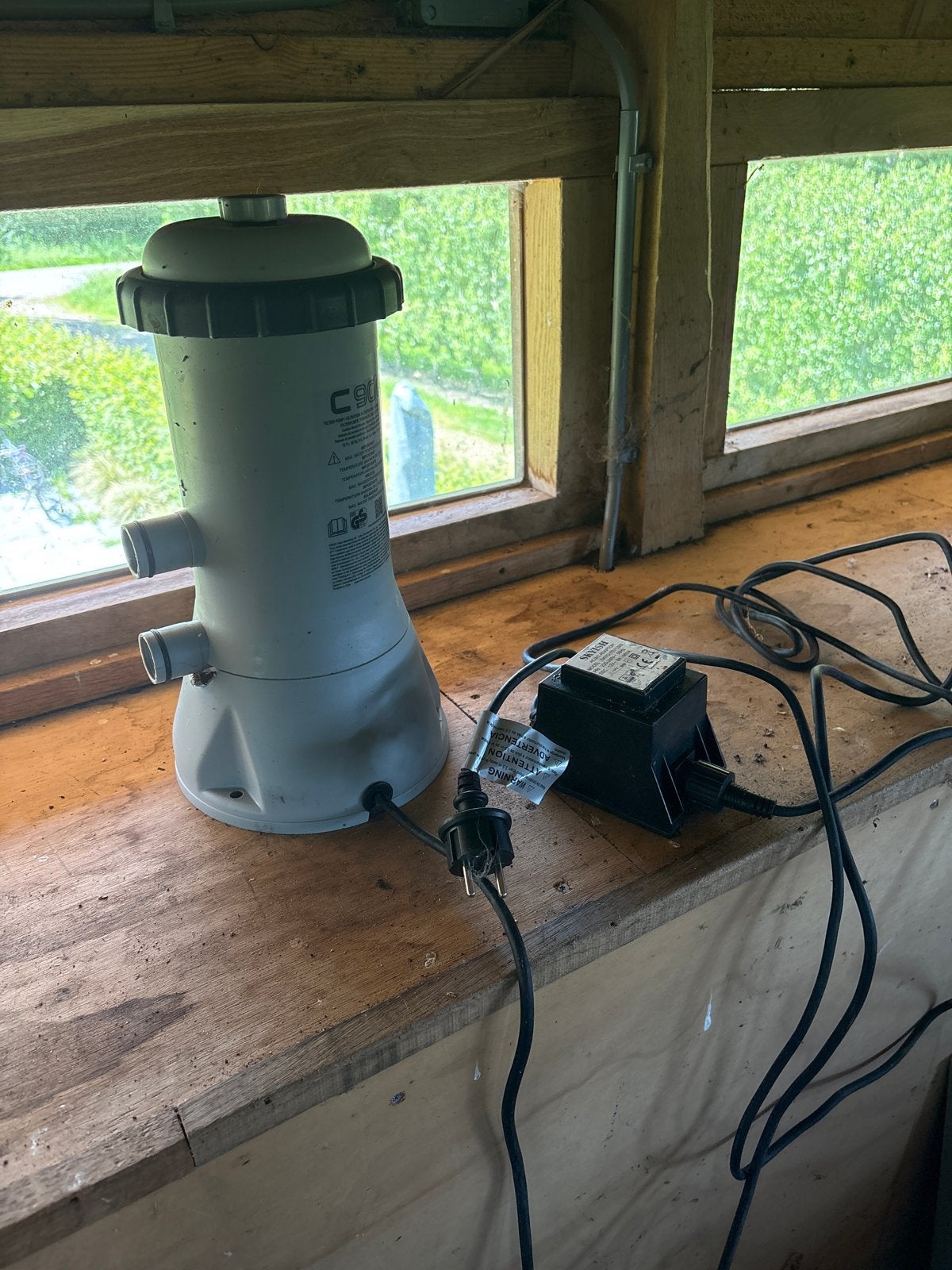 Zwembad Filterpomp C900 met toebehoren en filters, Ophalen, Gebruikt, Zwembadpomp