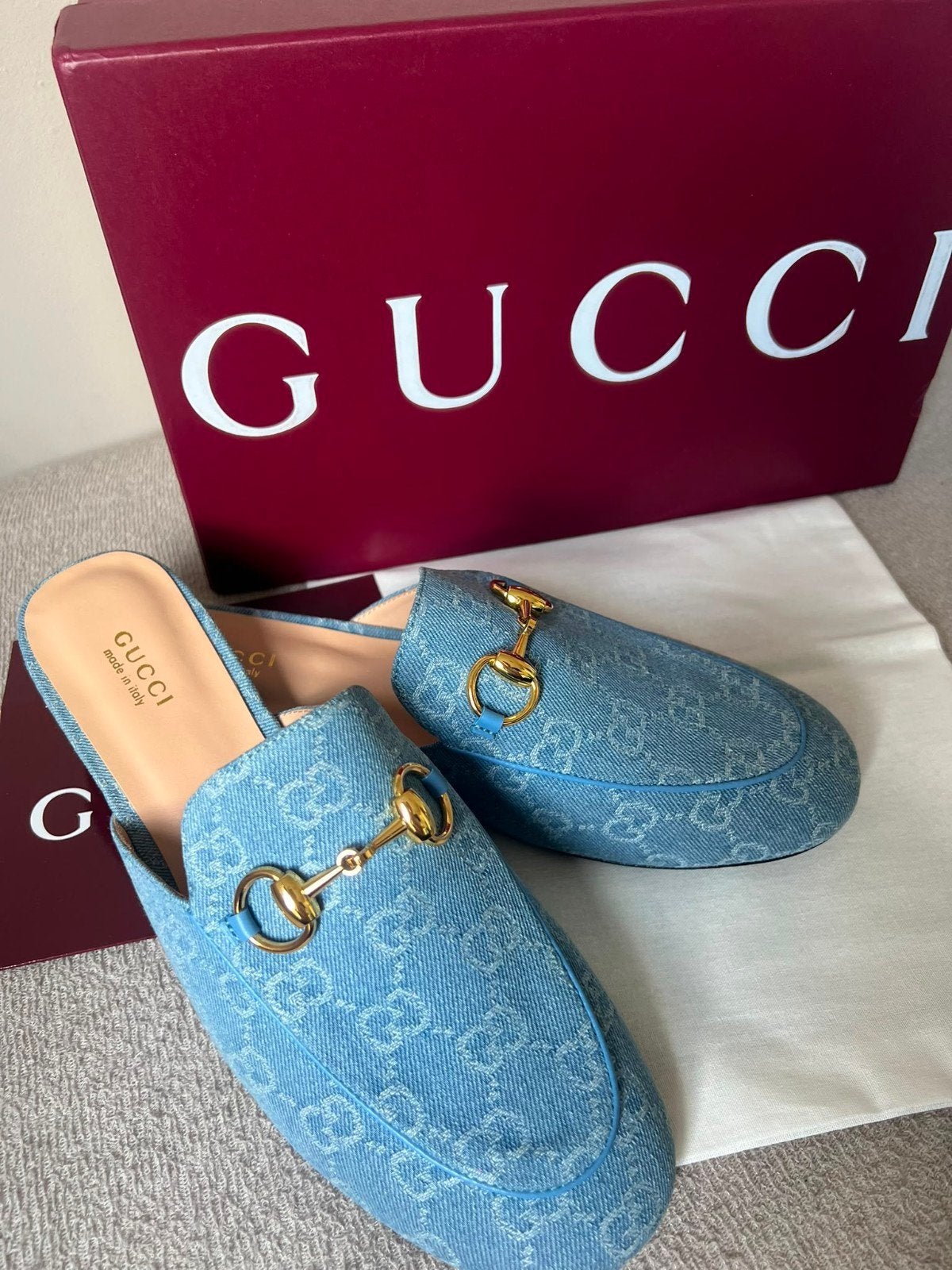 Jeans mule maat 42 valt als 41, Instappers, Nieuw, Jeans muil, Verzenden